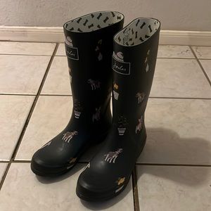 Joules Navy Blue Rainboot Size 7